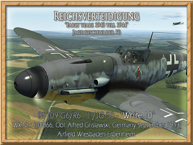 Picture Bf-109 G6 "White 10"
