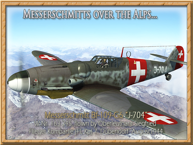 Swiss Air Force J-704 1944